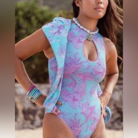LoveShackFancy X Hurley Under the Sea Swimsuit - Picture 2 of 11